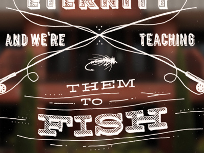 FISH fish fly fishing sketch drawing pen doodle mission fly fishing