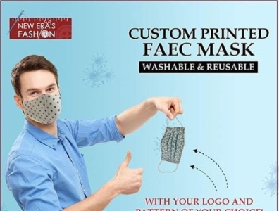 Custom printed masks face mask