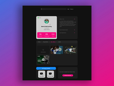 web 1 1 app bowjo branding dark dark mode dark modern ui dark ui design flat icon illustration logo modern ui ui vector web ui webdesign website website design website modern ui