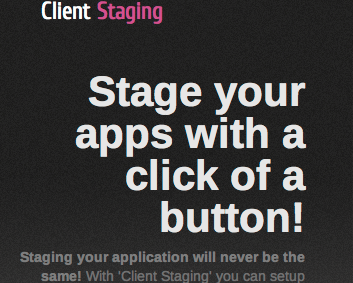 Client Staging
