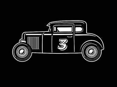 30s Coupe 1930 car coupe custom hotrod illustration