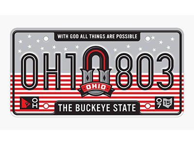 Ohio State Plate