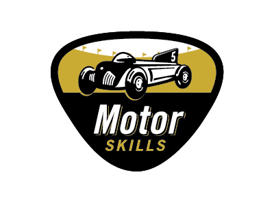 Motor Skills auto badge car icon illustration logo motor racing skills
