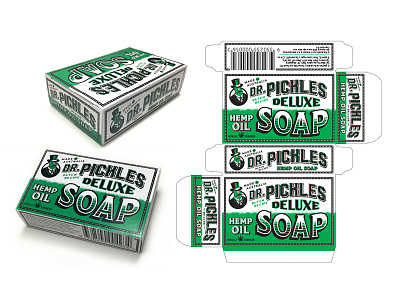 Dr.Pickles Soap Packaging
