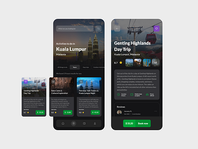 Tour guide - App UI Design
