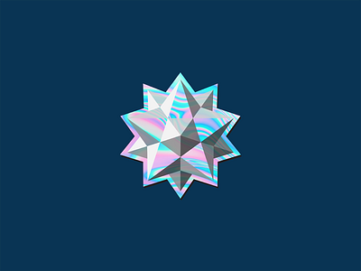 Stellation app design geometry holographic holy illustration kepler leonardo da vinci logo mark mathematics minimal polygon star sticker ui ux