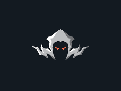 Wraith branding dark death design ghost ghoul horror icon idenity illustration logo mark scary ux visual