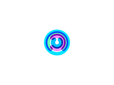 Ripple branding circles colors design drop droplet geometry icon logo mark minimal minimalist rain tech