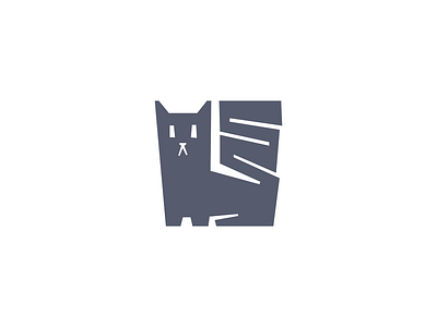 Cat animal branding cat design fur geometry illustration logo mark minimal minimalist paws pet whiskers