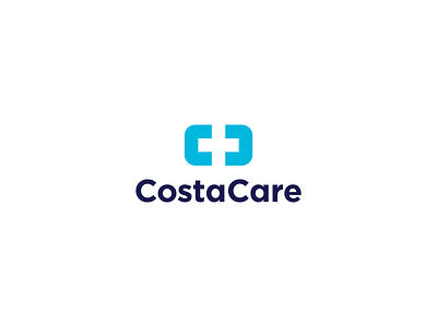 Costa Care branding cross design geometry health healthcare icon letter c lettermark logo mark medical minimal negative space symbol