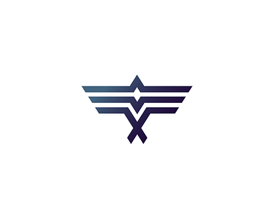 Bird aerodynamic branding dynamic eagle flying geometry hawk icon illustration logo mark minimal movement plane visual identity wing