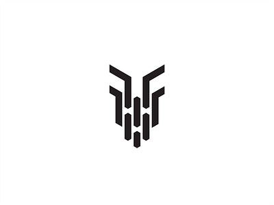 Goat abstract animal antelope antlers caprine geometry horns icon identity branding illustration line logo mark minimal symbol