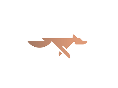 fox animal branding design geometry icon illustration line logo mark minimal