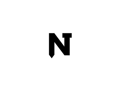Nail branding geometry glyph icon letter n lettering lettermark line logo mark minimal monogram n simple