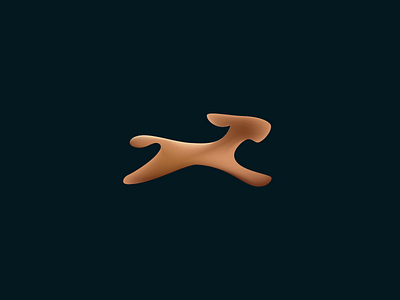 Dog abstract animal branding design dynamic fluid friend geometry icon illustration k9 logo mark minimal motion movement pet running soft speed