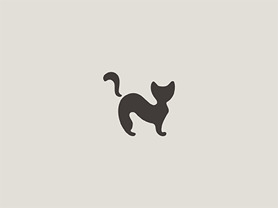 Cat animal cat minimal silhouette