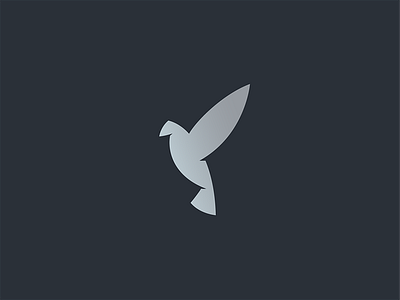 Pigeon bird icon minimal pigeon shadow simple