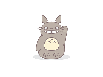 Totoro ghibli icon minimal miyazaki studio totoro