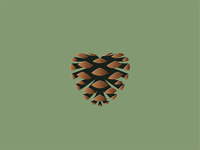Pinecone Heart