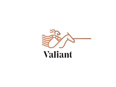 Valiant charge font heraldry horse knight line typeface typography valiant