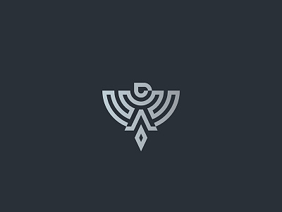 Eagle animal bird geometry heraldy icon line lineart logo mark minimal modern heraldry wings