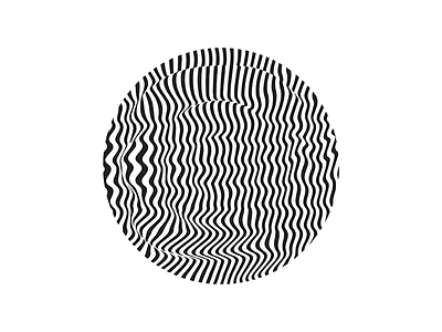 Delirium abstact circle design geometry illustration line lineart minimal waves