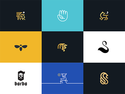 Top 9 of 2019 2019 2020 best branding collection geometry icon illustration logo logofolio mark minimal new year portfolio recap top year