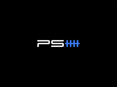 ps5 branding concept console design five game gaming geometry icon logo mark minimal playstation sony whatever