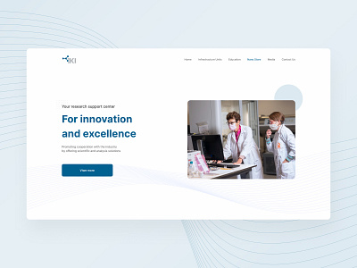 IKI branding design medicine minimal ui ux web website