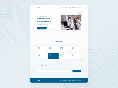 IKI medical service design medicine minimal ui ux web website