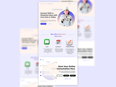 Web page Design for Healthcare | Daily UI Challenge 014