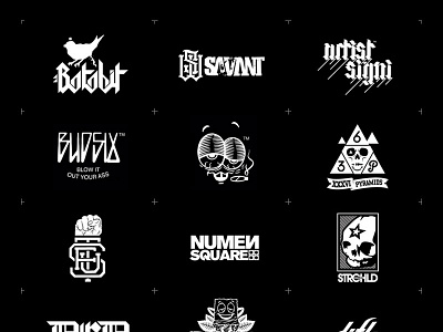 Branding Compilation black and white branding logo design