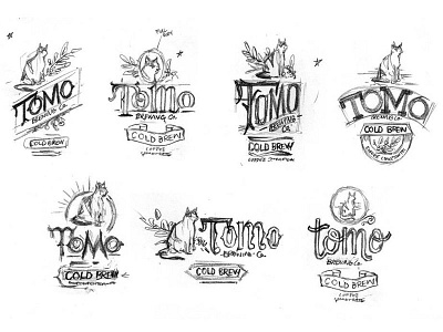 TBCo. Label Sketches brewing coffee packaging skillshare