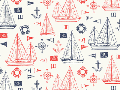 Cole Haan Sailboat Pattern