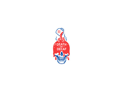 Death By Decaf death decaf skull