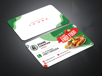 Restaurant Business Card burger business card coffee corporate creative dj dvd fast food flyer modern night party photography pizza shop visiting card wedding