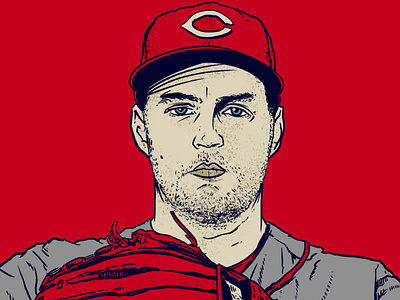 The Cincinnati Reds First Cy Young Winner, Trevor Bauer baseball cincinnati cy young design draw hand hand drawn illustration illustration art momentum pitcher trevor bauer wacom cintiq