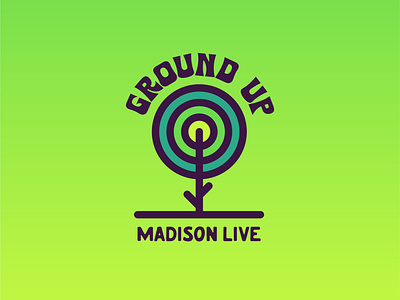 Ground Up Brand ID branding design draw illustration logo logomark type