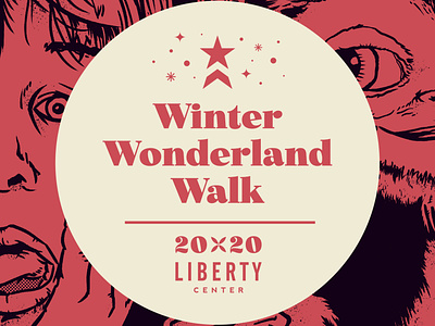 Winter Wonderland Walk branding design draw hand hand drawn illustration illustration art logo wacom cintiq