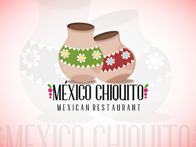 Logo México Chiquito Restaurant design logo typography vector