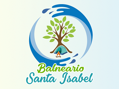 Logotipo Propuesta Rebranding Balneario Santa Isabel branding design logo vector