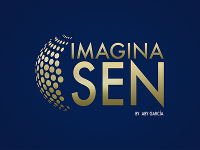 Logotipo IMAGINA-SEN design logo vector