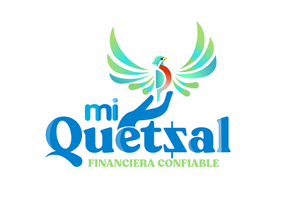 Logotipo Mi Quetzal branding design logo vector