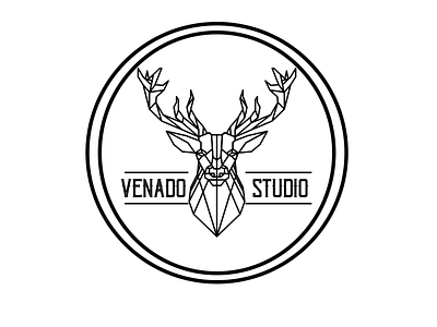 Isologo Venado Studio branding design graphic design logo vector