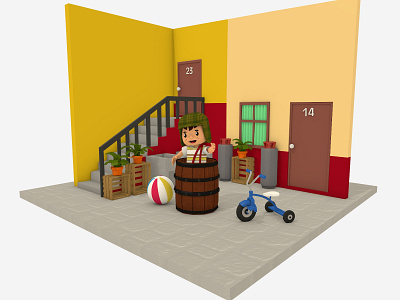 Wip el Chavito 3d graphic design illustration