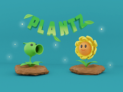 Plantz 3d design graphic design illustration