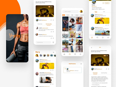 Yogi! branding design graphic design icon illustration minimal mobile typography web website