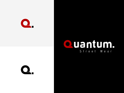 QUANTUM LOGO branding design illustration logo logo design logotype minimalist logo typography ui wearable