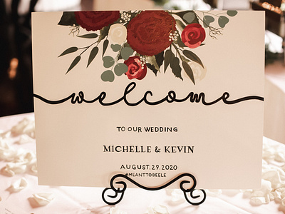 Pocono Wedding - Welcome Sign