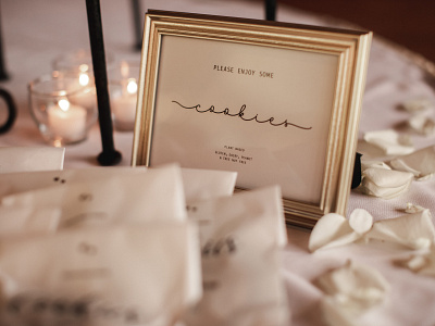 Poconos Wedding - Dessert Sign adobe illustrator branding design event planning graphic design poconos signage venue wedding